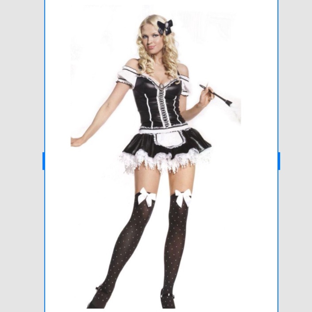 French Maid costume. 3 piece includes. Size M/L